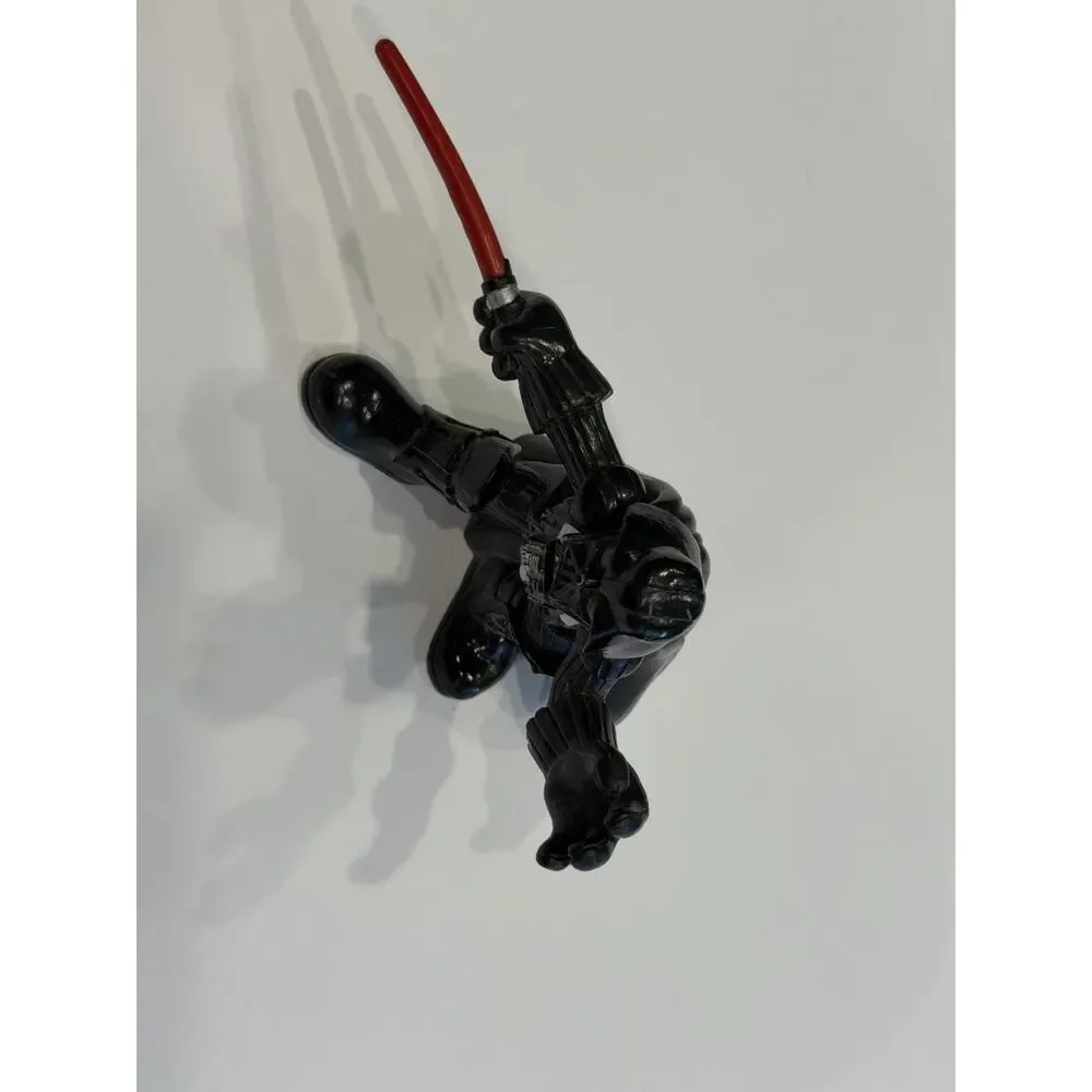 Hasbro Star Wars Darth Vader Action Figure Red Lightsaber 2001 LFL Black Cape